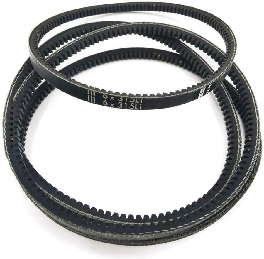Trapeziumvormige aandrijfriem voor snijmachines 6 x 315 mm