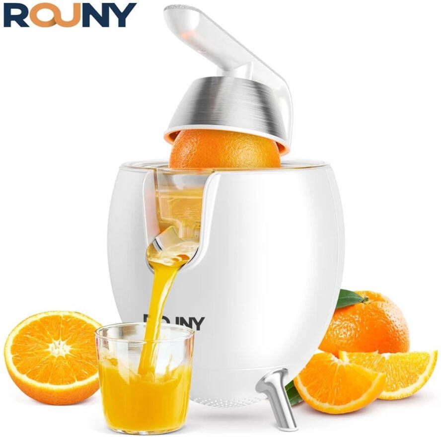 TrendWave Citruspers RVS – Citruspers Electrisch – Citruspersen – Limoenpers – Citrus Pers – 2 Kegels – Stil – Grote Capaciteit