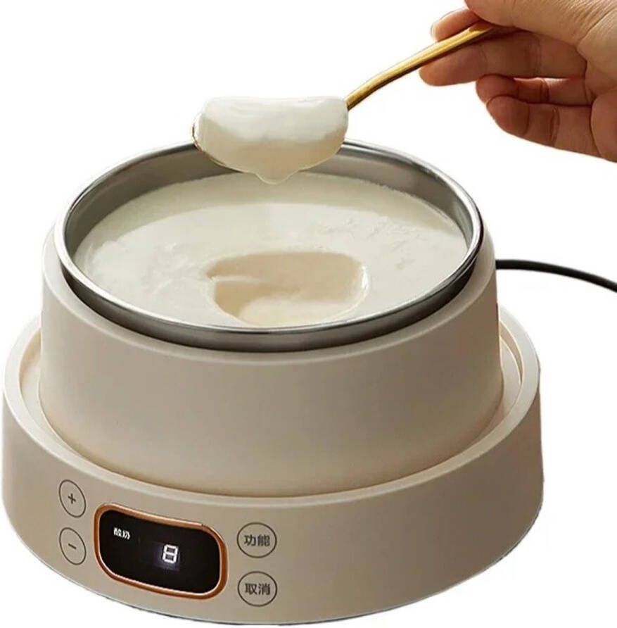 TrendWave Yoghurtmakers – Yoghurt Maker – RVS Yoghurtmachine – Gistingsmachine – Zelf Natto rijstwijn Kimchi Yoghurt Maken
