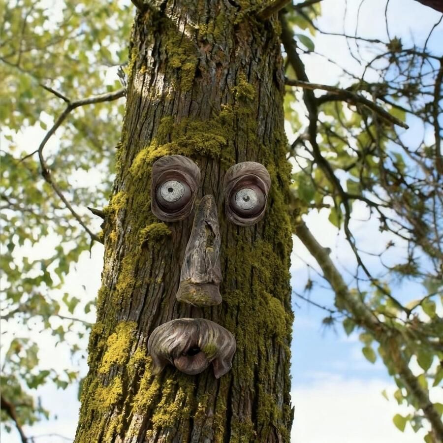 Tuinkabouter harsfiguur senioren gelaatstrekken model stamdecoratie voor Pasen creatieve rekwisieten (C)