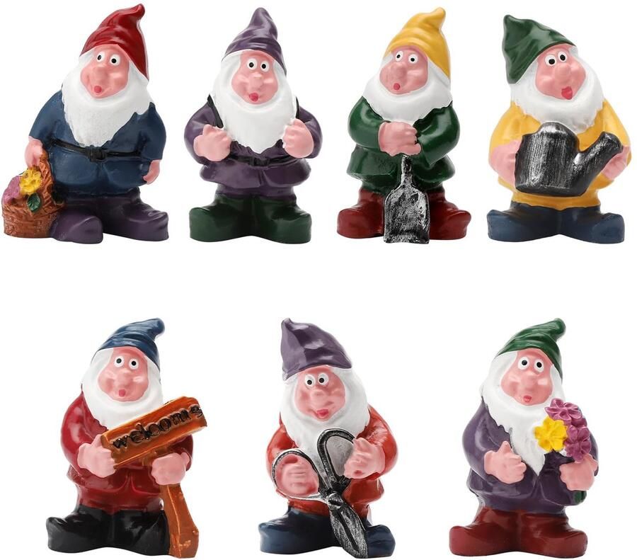 Tuinkabouters grappige mini-dwerg feeëntuin dwergen tuindecoratie accessoires