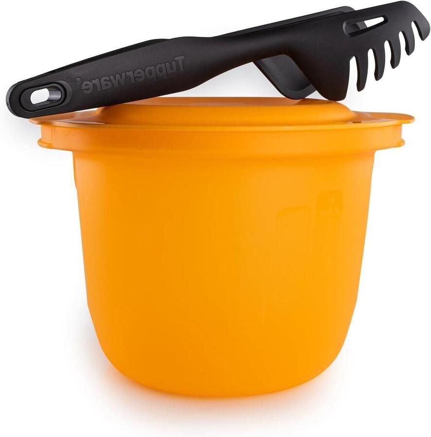 Tupperware Pastameister 3 L oranje + tang zwart