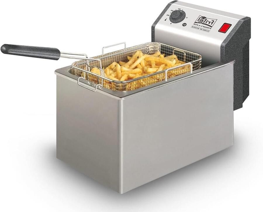 Turbo Frituurpan Friteuse 8L Thuis Frituren Turbo SF Systeem 8 Liter RVS