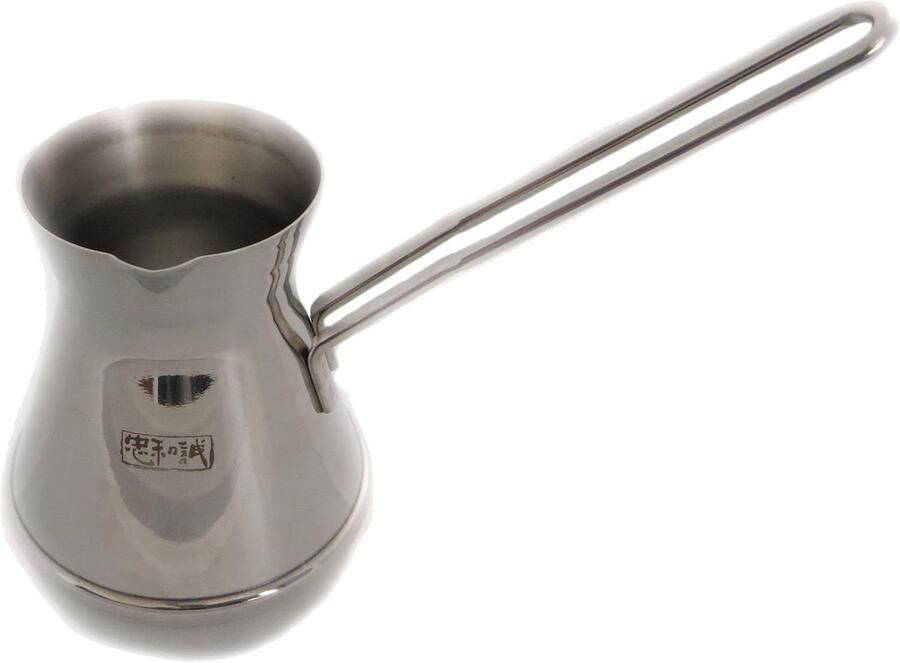 Turkse koffiezetter 500ml volledig roestvrij staal 1mm authentieke smaak ideaal voor turkse koffie ShopVlot