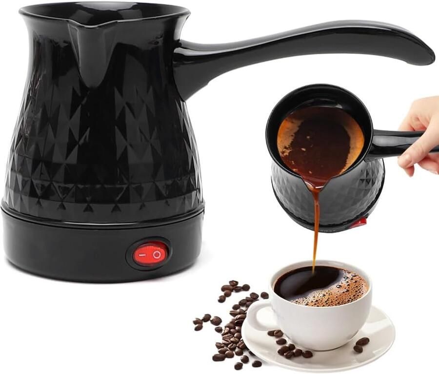 Turks koffiezetapparaat 500 ml elektrische koffiepot grote capaciteit geniet snel van mokka ServiceTopper
