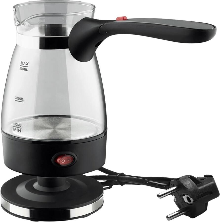 Turks koffiezetapparaat elektrisch 600 ml Turkse koffiepot elektrische Turkse koffiepot theepot espressokoker camping koffiekoker mokkakan Turkse koffiemaker