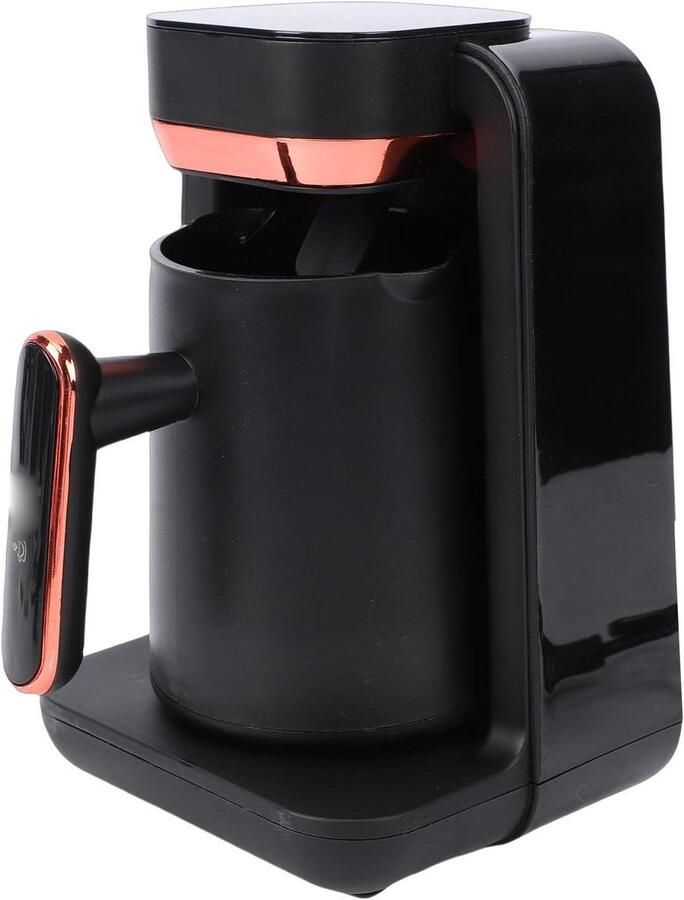 Turks Koffiezetapparaat Koffiemachine Snelkoker Koffie Zetten Snelle Verwarmingsmachine Tot 5 Kopjes Zwart