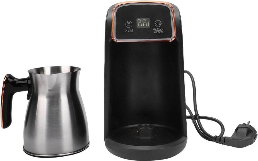 Turks Koffiezetapparaat Grieks Koffiezetapparaat Mokkapot Authentiek Koffie Zetten Schuimcontrole Overloopsensor 17D x 16B x 25H cm