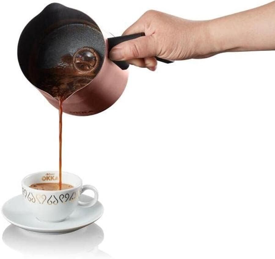 Turks Koffiezetapparaat met Melkverwarmer en Mixer 700W Roestvrij Staal