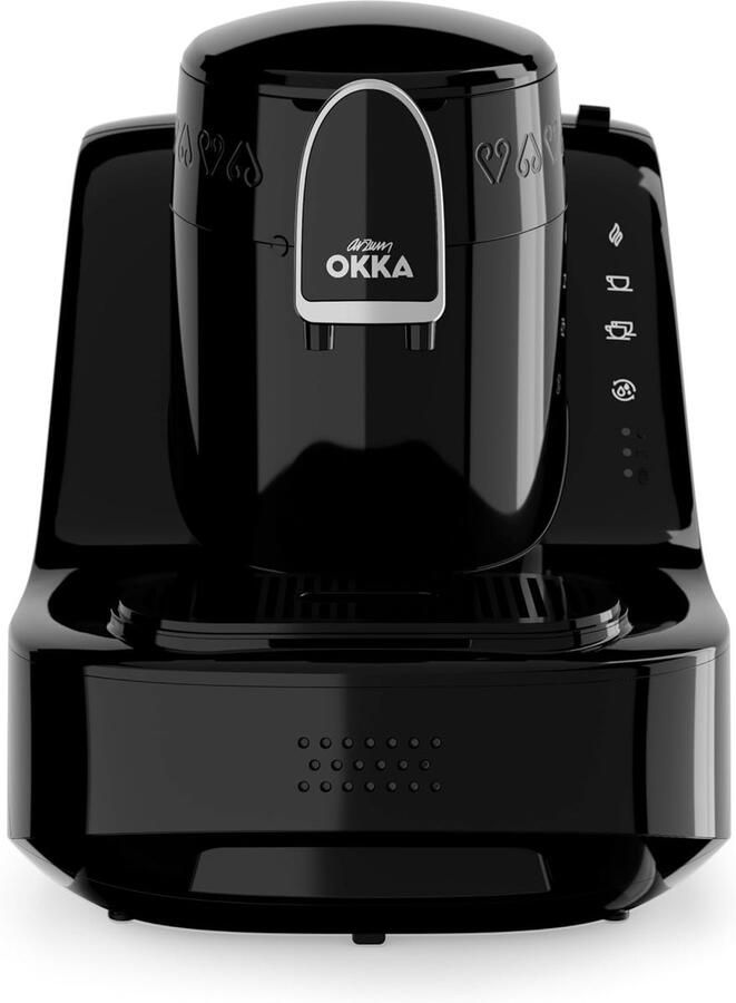 Turkse Koffiemachine Espresso Maker Koffie Zetten Afneembaar Waterreservoir 25.5 x 32 x 33 cm Chroom