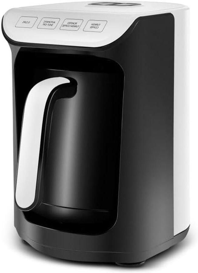 Turkse Koffiezetter Koffieapparaat Authentieke Koffie Automatische Temperatuurregeling 300 ml Wit