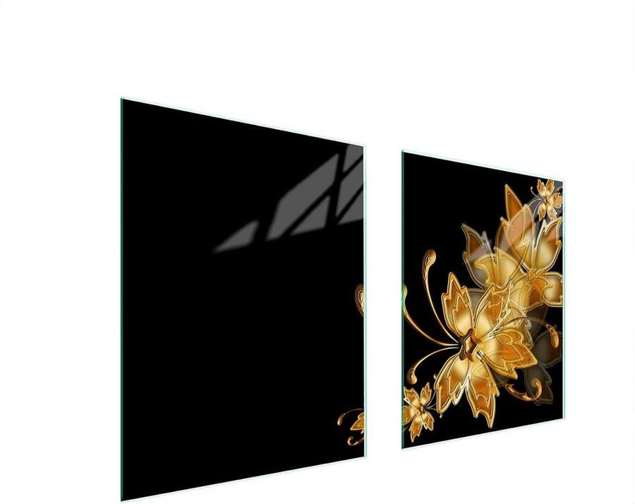 Tweeledige Glasplaat voor Elektrische en Inductie Fornuizen (85 x 52 cm)
