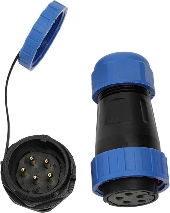 TY28 5 Pin 25A Luchtvaart Waterdichte Connector Vrouwelijke Mannelijke Plug Socket Snel Loskoppelbaar Paneelmontage voor Outdoor Elektrisch Apparaat 28mm OD