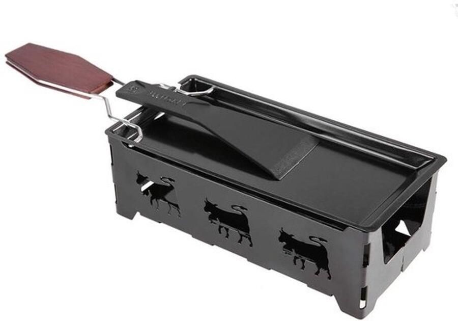 Tyenaza Mini Raclette Non-Stick Kaas Smelter Grill met Houten Handvat