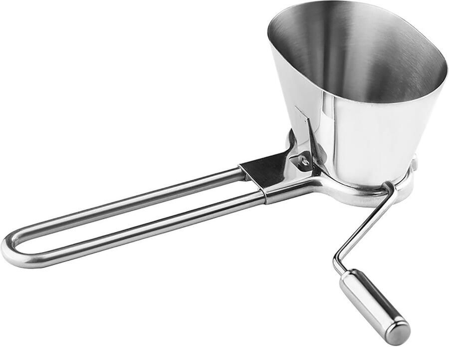 Ui Hakker Keukenmachine Hakmolen Groenten Snijden Roestvrijstalen Ontwerp 21.5 x 11 x 8 cm Zilver