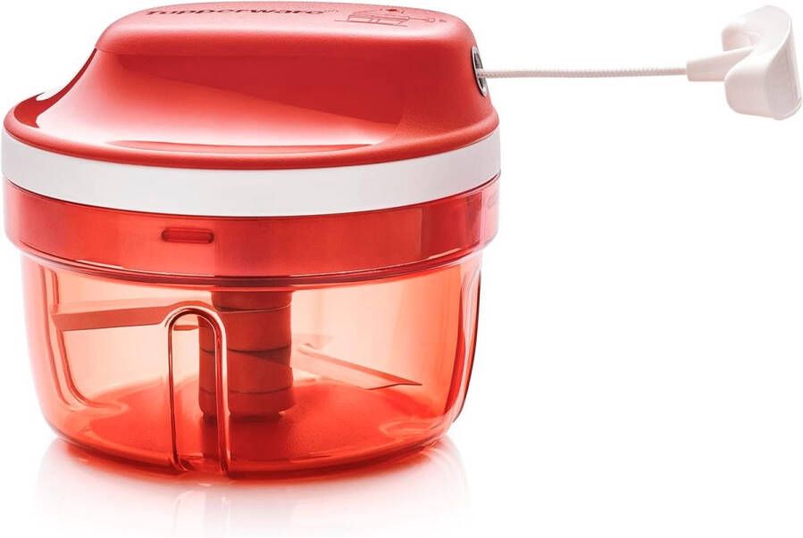 Uiensnijder ABS Handmatige Snijmachine & Roestvrijstalen Mes Mini Draagbare Snijmachine voor Groenten & Fruit Multifunctionele Keukenhulp Beginners Rood 15x10cm