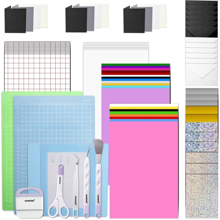 Uitgebreide Ambachtelijke Starterkit (79 Stuks) Craft Accessoires voor Snijmachines