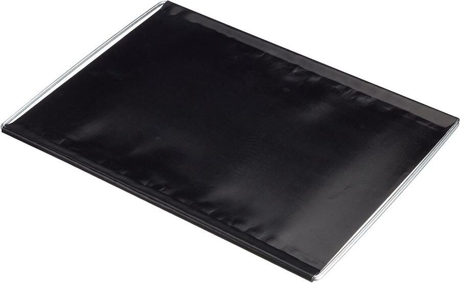 Uitschuifbare Bakplaat Bakvel Beschermer Bakken Zonder Knoeien Hittebestendig 260°C 31 x 41 cm Zwart - Foto 1