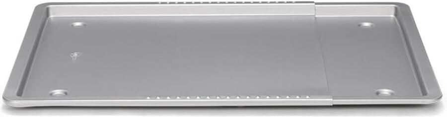 Uitschuifbare Bakplaat Ovenplaat Rooster Bakken Thuis Antiaanbaklaag 33-47 cm Zilver
