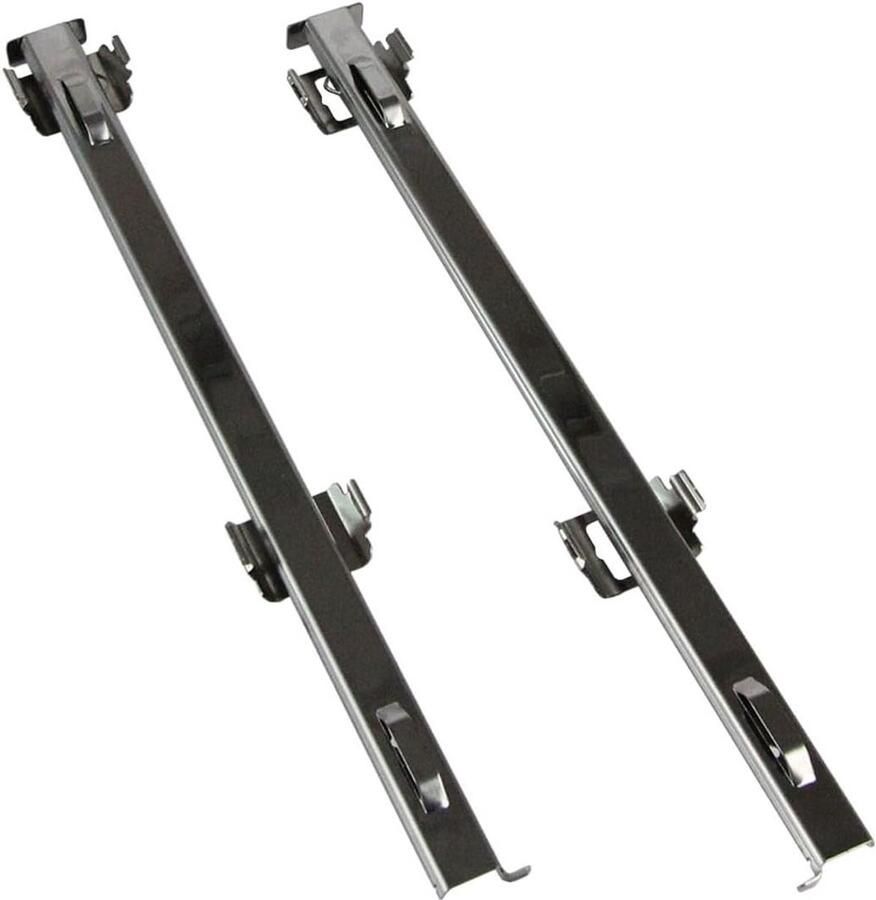 Uitschuifset Oven Telescopisch Systeem Onderhoudsgemak Originele Onderdelen 38x39 cm Zilver