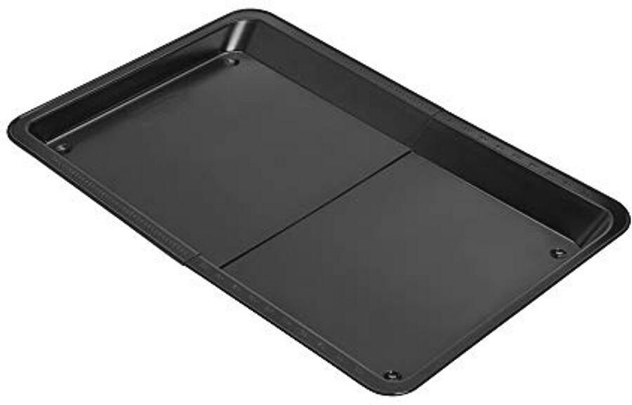 Uittrekbare Bakplaat met Anti-aanbaklaag voor Oven 33 x 33 cm en 52 x 33 cm Ideaal voor Cake en Andere Gerechten