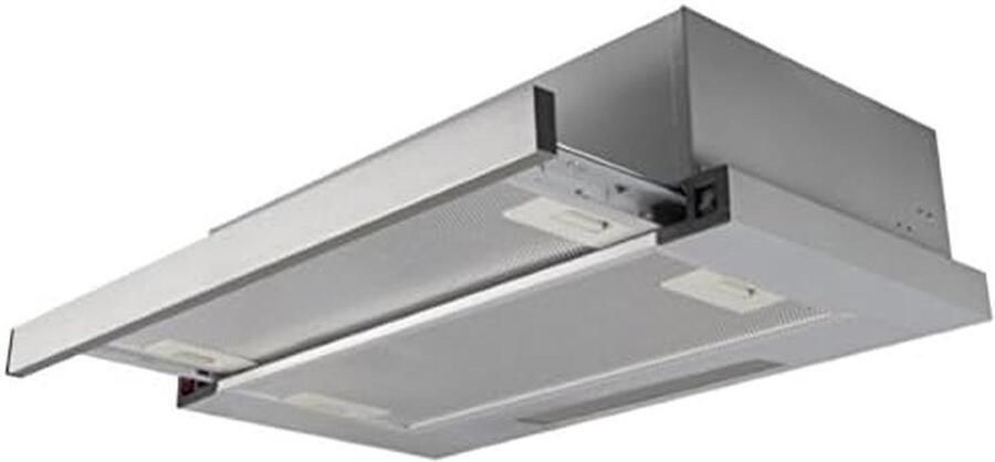 Uittrekbare Inbouw Afzuigkap 60 cm RVS Paneel Energieklasse B