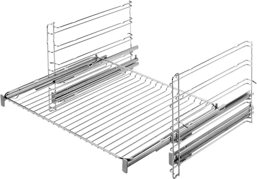 Uittrekbare Ovenrails Oven Lades Veilig Bakken Flexibele Lopers Standaard Maat Zilver