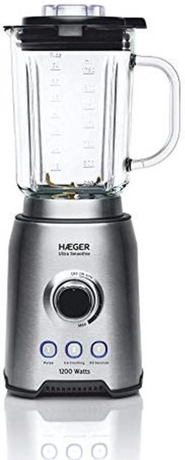Ultra Smoothie Blender 1200W met Glazen Kan en Titanium Mes