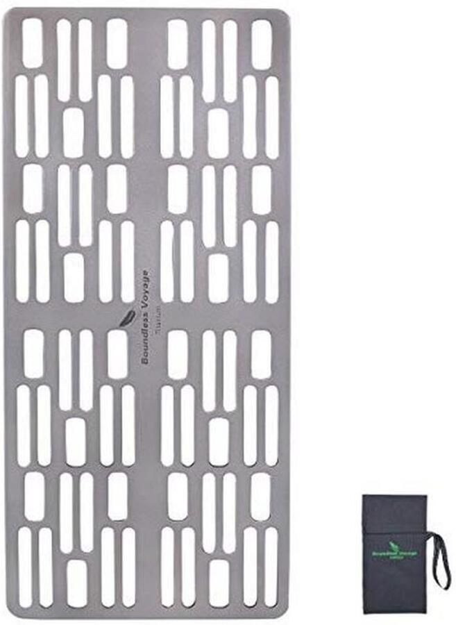 Ultralight Mini Grill Plaat voor Outdoor BBQ en Kamperen