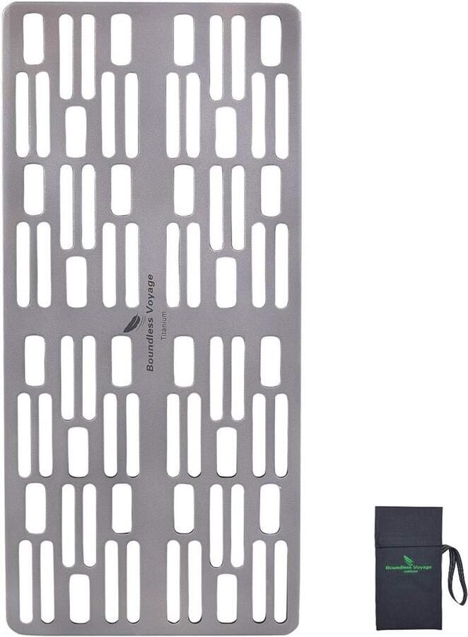 Ultralight Mini Grill Plaat voor Outdoor BBQ en Kamperen