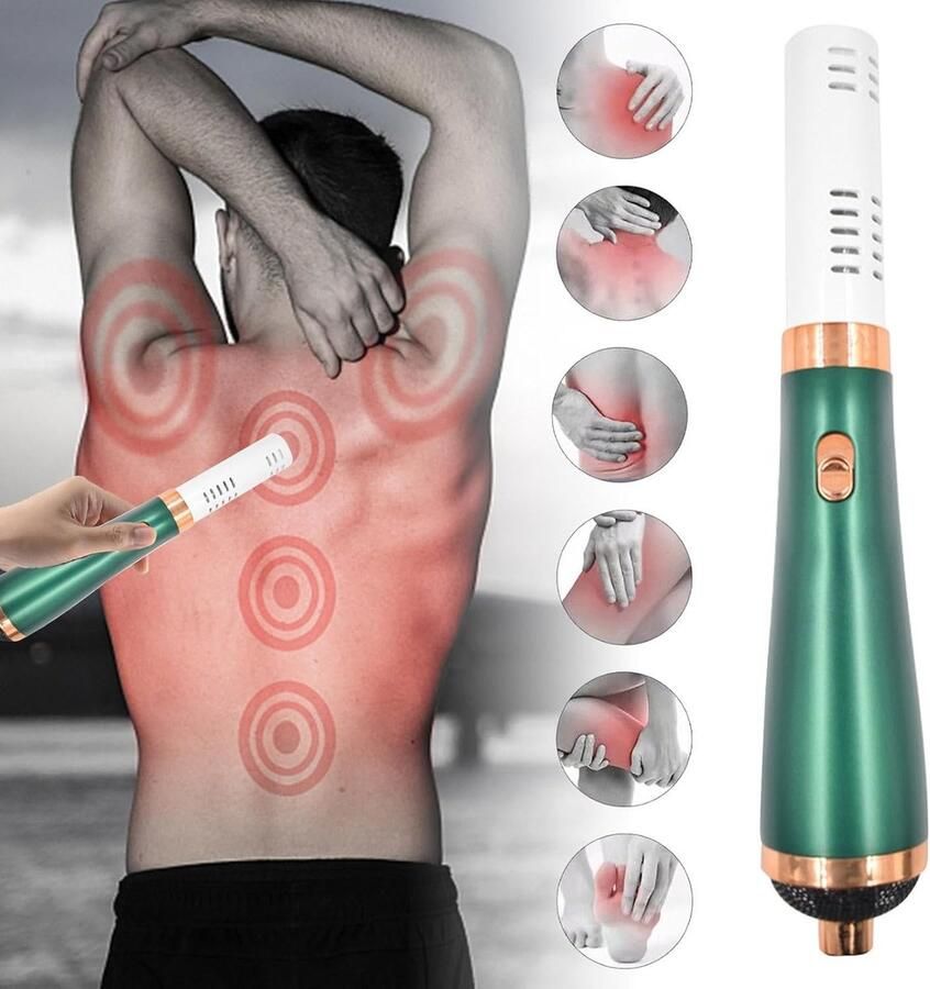Ultrasone machine voor het opwarmen van lichaamsspieren Relax diepe weefselmassager schokgolfmachine met hoge doorlaatbaarheid handmatig en gemakkelijk te gebruiken kalmeert Devilish