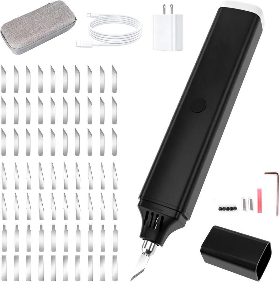 Ultrasone snijder 2-in-1 professionele cutter met 10 messen 45 W ultrasone snijpen ShopVlot