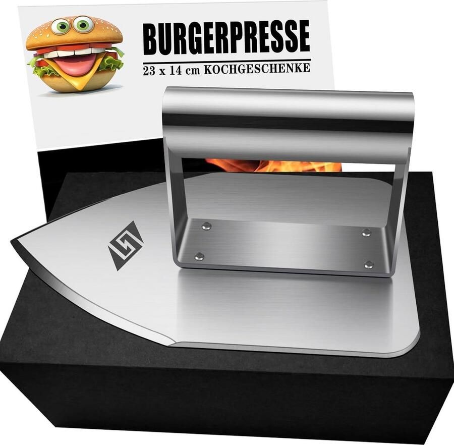 Unieke Hamburgerpers van Roestvrij Staald voor Heerlijkere BBQ Maaltijden
