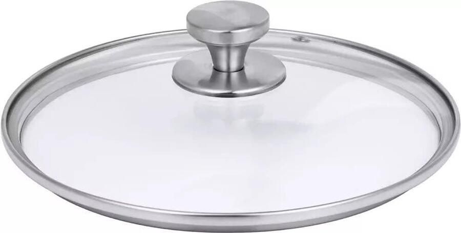 Universeel Deksel Gehard Glas Deksel Koken in Keuken Met Stoomopening 8 Qt Geschikt Transparant