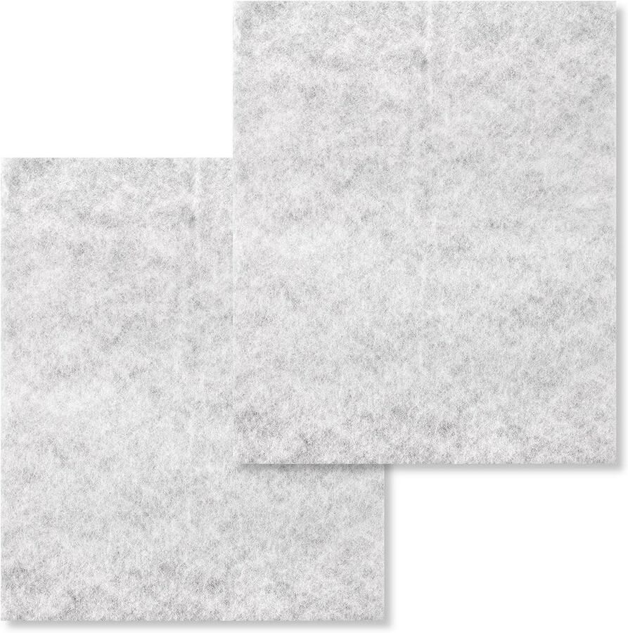 Universeel filter voor afzuigkap 2 x vetfilter op maat snijdbaar 57 x 47 x 1 cm wit
