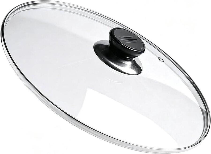 Universeel Glas Deksel Kookgerei Deksel Pan Deksel Koken en Stoven Gehard Glas 14-40 cm Transparant