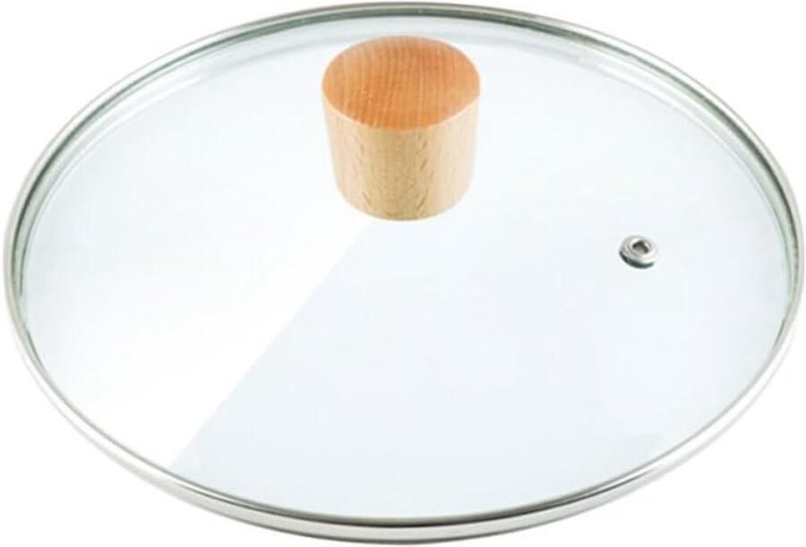 Universeel Glasdeksel Pan Deksel Koken en Braden Met Stoomuitlaat 18.7 cm Kleur
