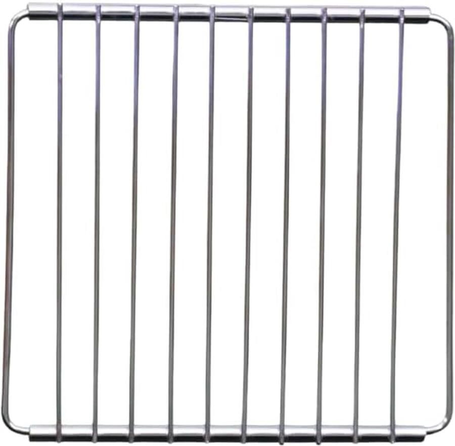 Universeel Ovenrek Uitschuifbaar Grillrek Bakken en Grillen Robuust Verstelbaar Frame 23 tot 40 cm Chroom