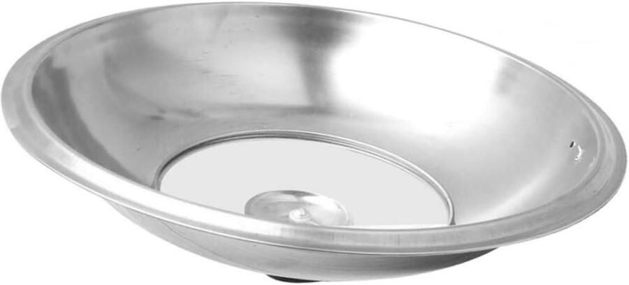 Universeel Pannendeksel Roestvrij Staal Deksel Koken en Smelten Gehard Glas 28 CM Zilver