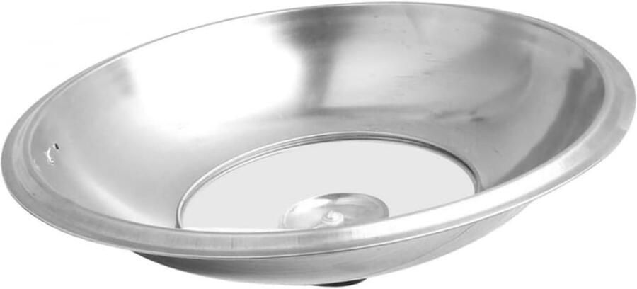 Universeel Pannendeksel Roestvrij Staal Glas Koken en Smelten Verstelbare Rand 22-38 cm Zilver