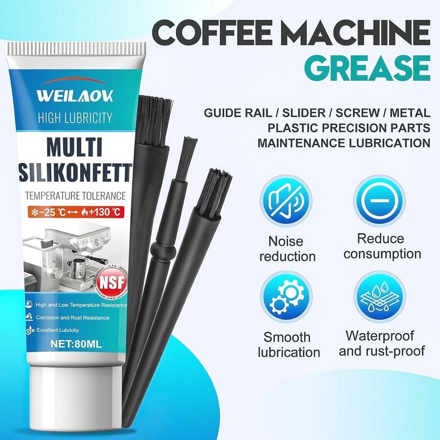 Universeel Siliconenvet voor Koffiemachines 80 ml