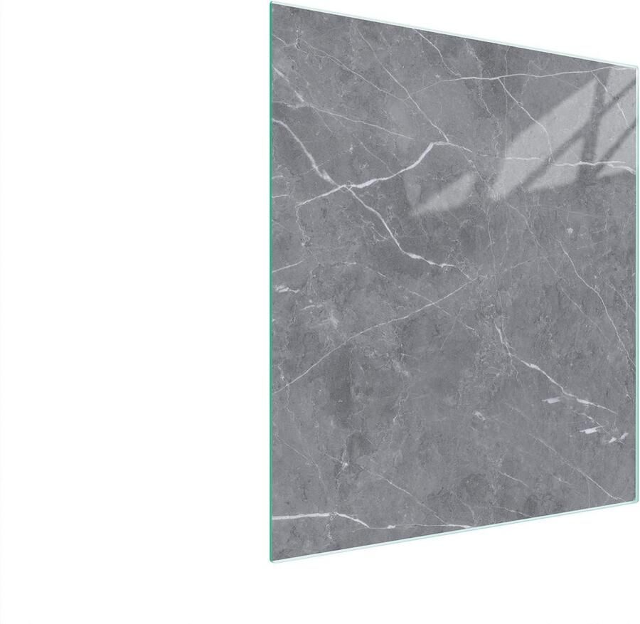 Universele Afdekplaat voor Kookplaat 45x52 cm Hittebestendig Glas Snijplank en Spatscherm