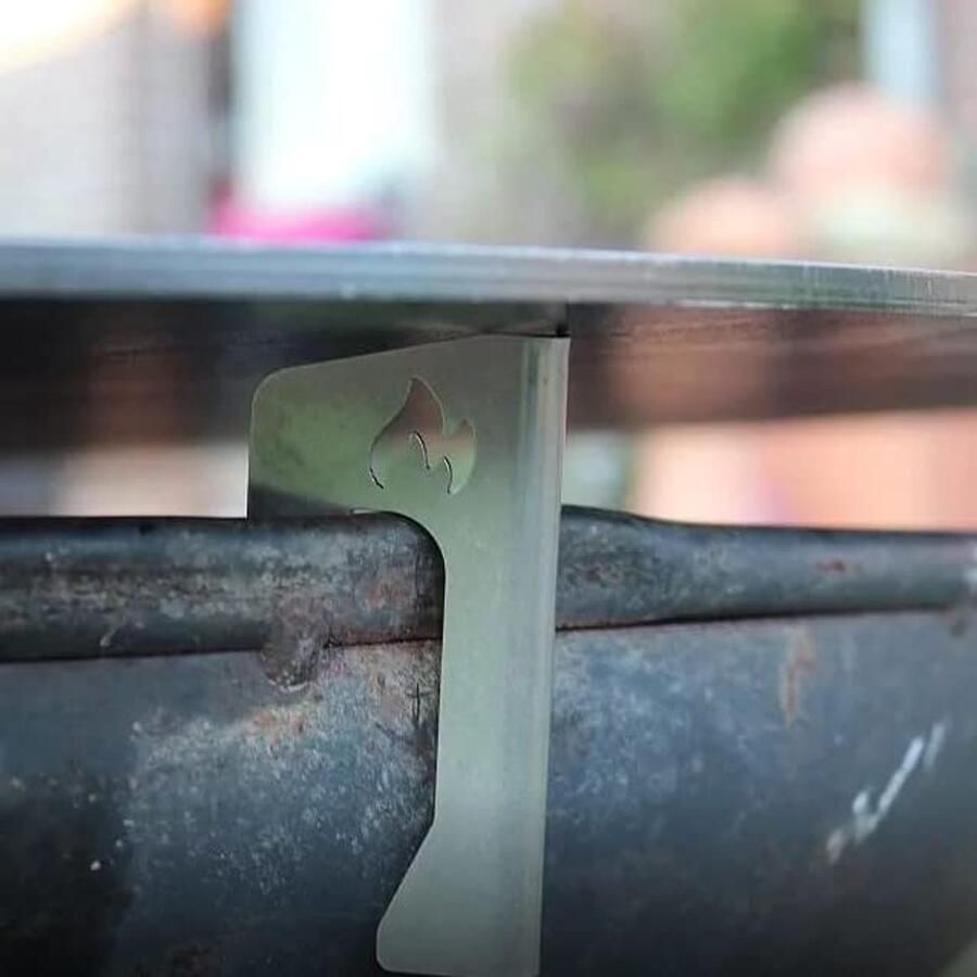 Universele afstandhouder voor vuurplaten – 3 stuks voor vuurvaten vuurbekers en kogelbarbecues