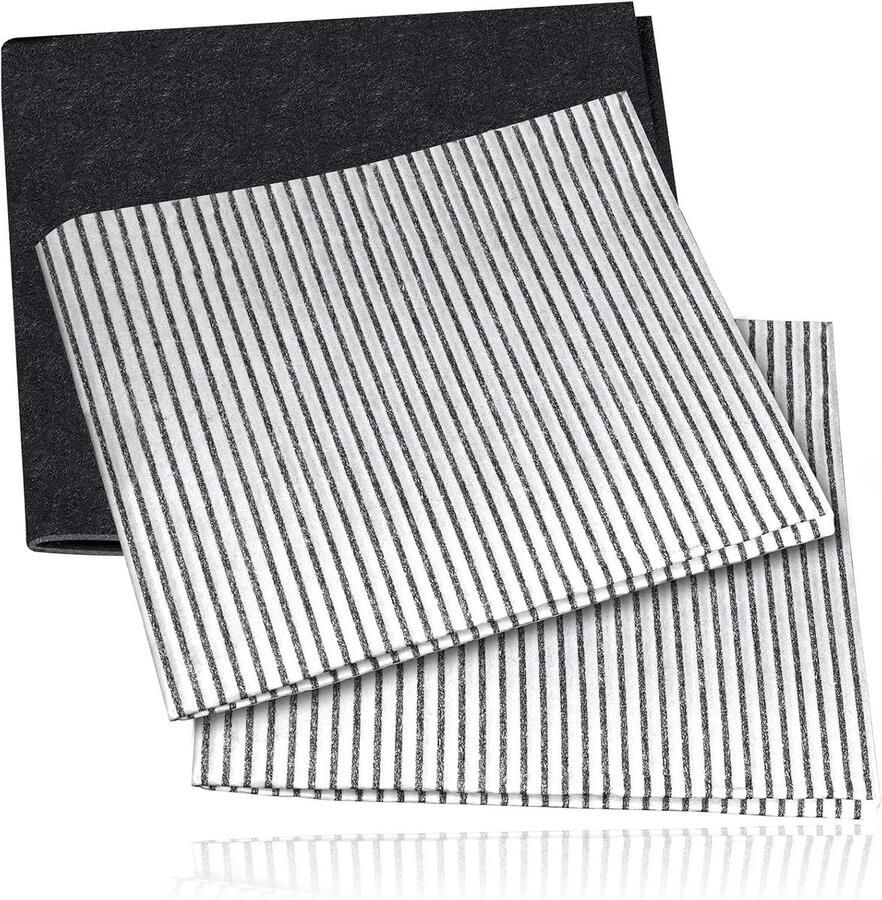 Universele Afzuigkap Filterset Wit 47 x 57 cm Vlamvertragende Filters Voor Keukenafzuigventilatoren