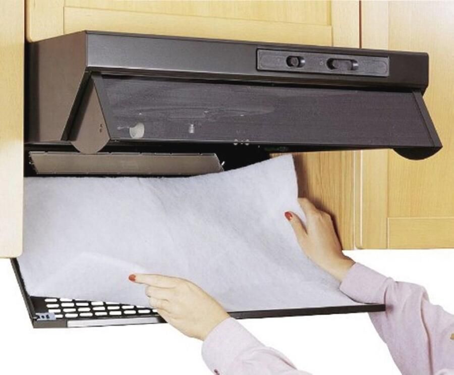 Universele afzuigkap vetfilter 50 x 90 cm Hittebestendig vervangingsfilter