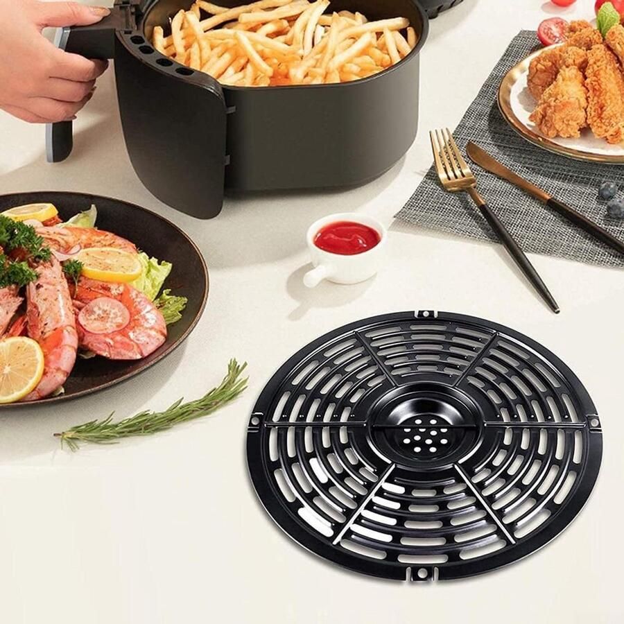 Universele Airfryer Grillpan Accessoire Antiaanbak Bakplaat voor Kip Vis & Meer