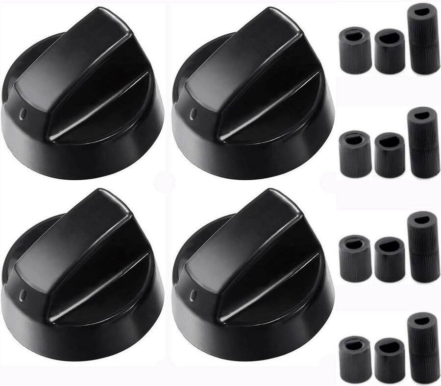 Universele Bedieningsknoppen Set voor Gasfornuis en Oven met 12 Adapters