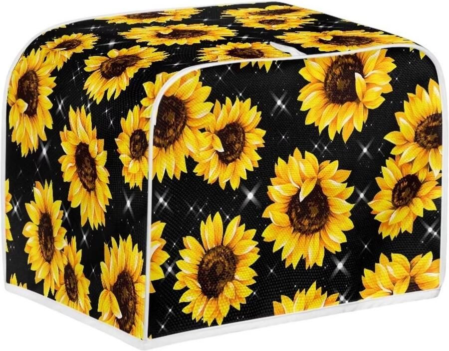 Universele Broodroosterhoes Zonnedecoratie Stofkap voor 2 of 4 Sneetjes Broodrooster