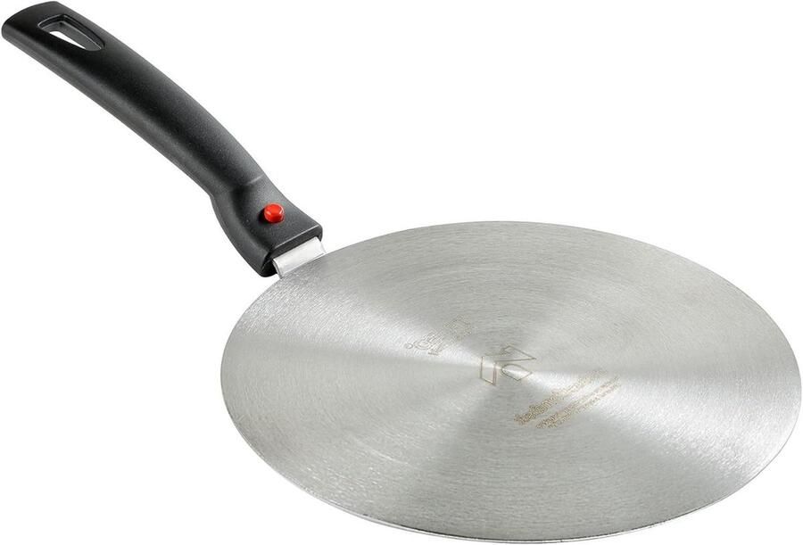 Universele Diffuser Warmteverdeler Handvat Koken op Inductie Gemaakt in Italië 22 cm Diameter Zilver