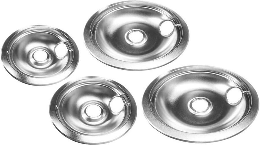 Universele Druppan Kits Brander Ringen Kookplaat Onderhoud Roestvrij Staal 2x 6 inch 2x 8 inch